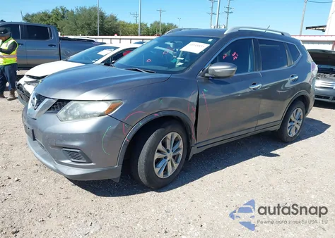 2014 Nissan Rogue Sv from USA, damaged, VIN 5N1AT2MT4EC823723